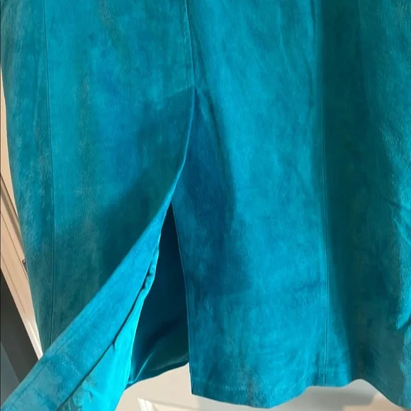 Chic Teal Trench Coat - Picture 7 of 7